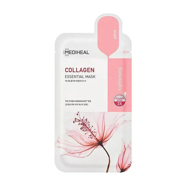 ★BESTSELLING★ Korean Sheet Mask - MEDIHEAL Collagen Essential Face Mask For All Skin Types