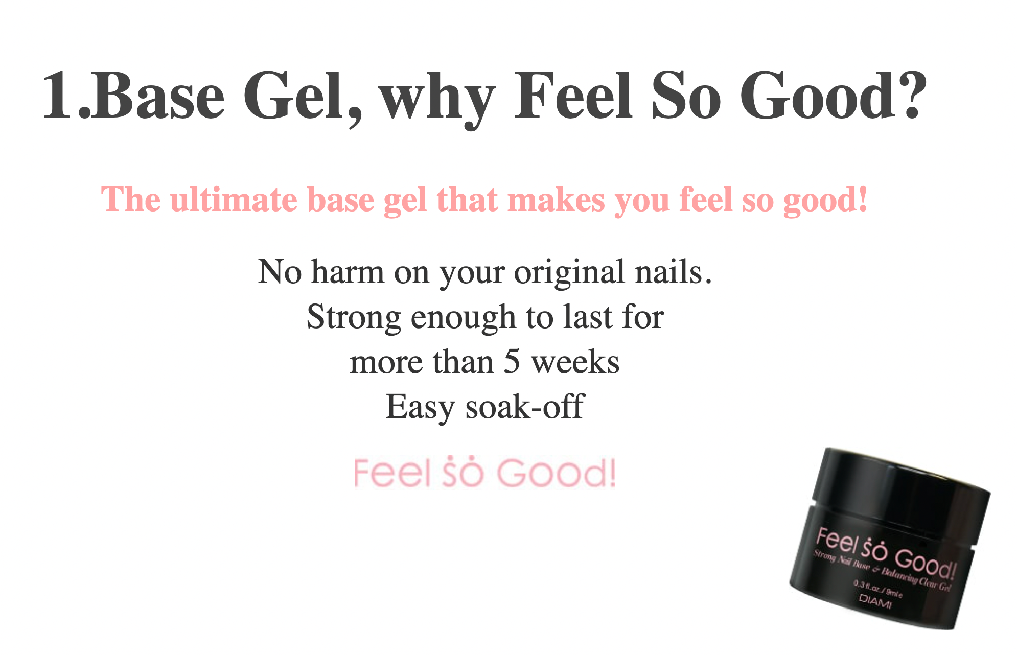 DIAMI - Feel So Good Clear Jar