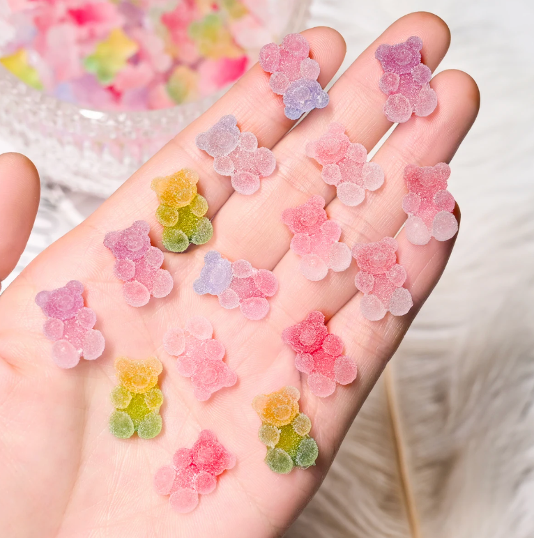 Gradient Gummy Bear Nail Art Charm