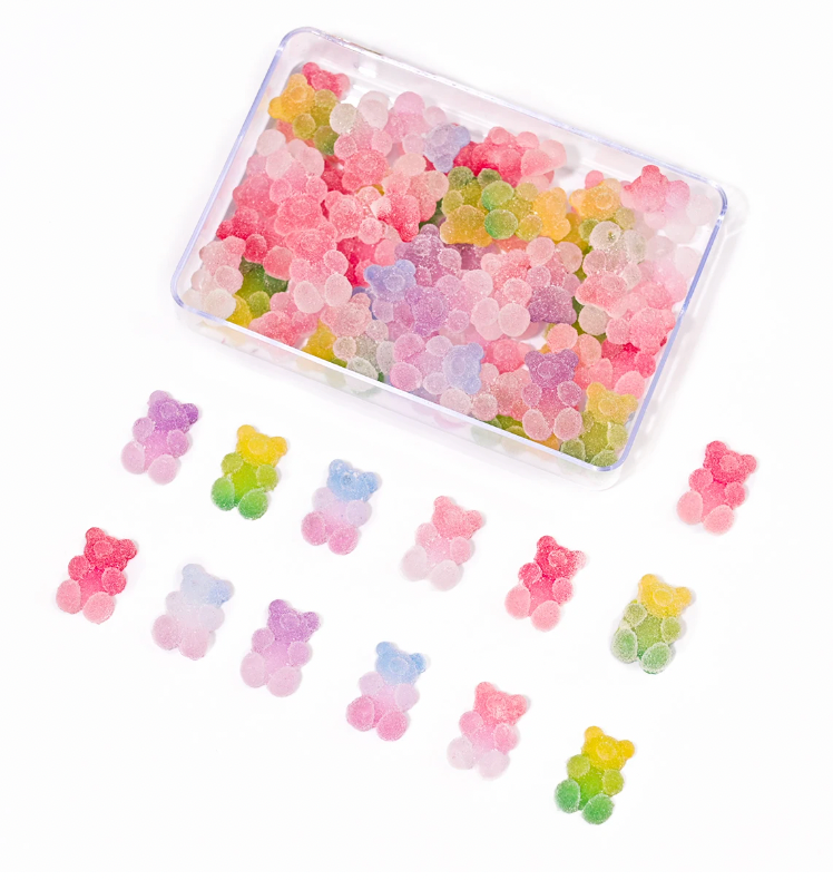 Gradient Gummy Bear Nail Art Charm