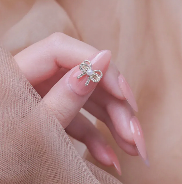 Nail Parts (Silver) - Mixed Style 3D Nail Art Charms