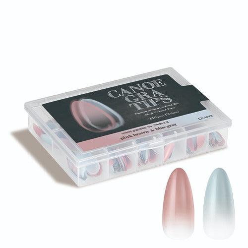DIAMI - CANOE Gra Tips - Pink Brown & Blue Gray