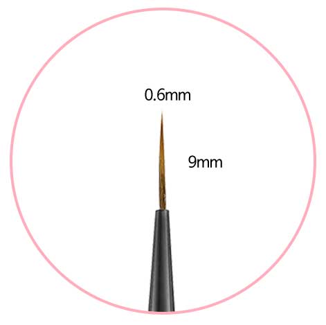 DIAMI - Brush (#0.5) - Skinny Liner