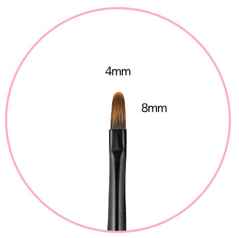 DIAMI - Brush (#2) - Oval Point