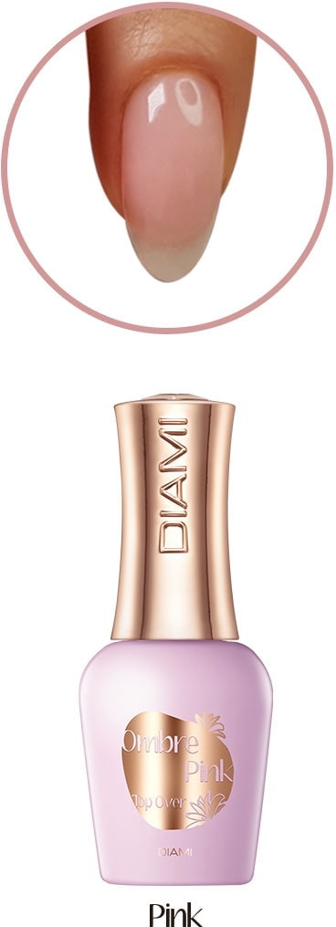 DIAMI - Ombre Top Over - Pink