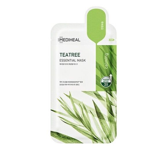 ★BESTSELLING★ Korean Sheet Mask - MEDIHEAL Tea Tree Essential Face Mask For All Skin Types