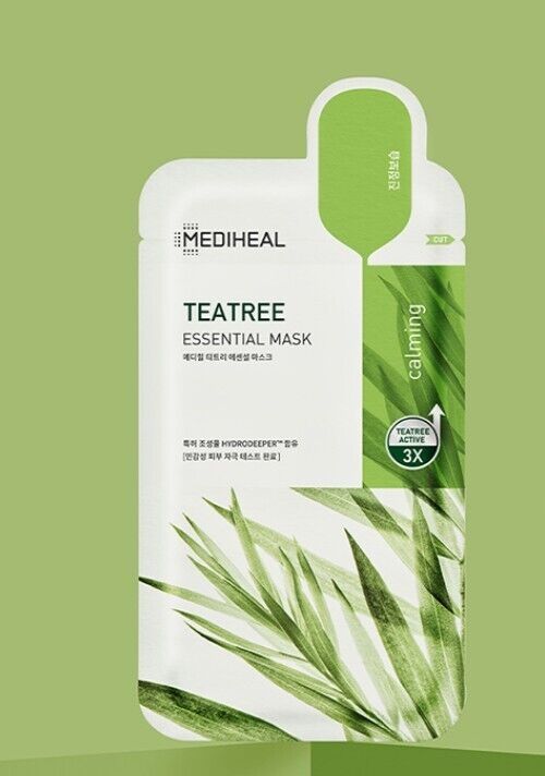 ★BESTSELLING★ Korean Sheet Mask - MEDIHEAL Tea Tree Essential Face Mask For All Skin Types