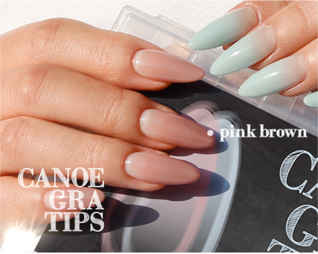 DIAMI - CANOE Gra Tips - Pink Brown & Blue Gray